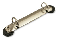 Ringbindsmekanismer,<BR> magnetiske, DIN A4 / A5, <BR> R-form, med 2 ringe