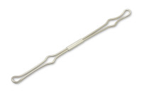Trådholder,<br> smal indføring,<br> 150 mm, forniklet