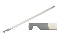 Hængeskinner, <BR> grå sintrede ender,<BR> 80 mm hulmønster