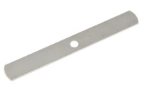 Plade til kollektionskroge,<BR> 100 mm, forniklet