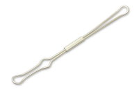 Trådholder,<br> til 80 mm ringafstand,<br> 110 mm, forniklet
